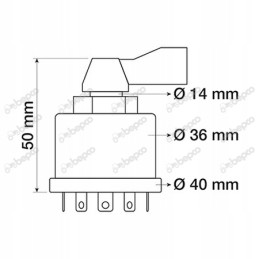 Renault Massey Ferguson posūkio signalo jungiklis