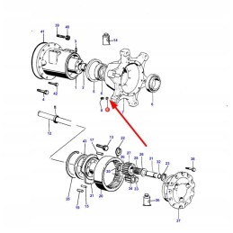 3427185m1 metalinė-guminė poveržlė 18 x 26 x 2 20