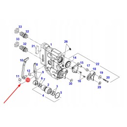 F931962020410 vožtuvo svirtis
