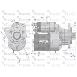 Starteris su reduktoriumi pats steyr lamborghini jums