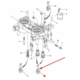 F716100430020 vožtuvų sandarikliai