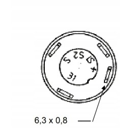 Okra stovėjimo šviesos mygtuko jungiklis
