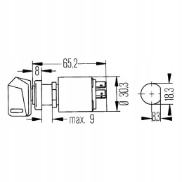 Deutz Fahr uždegimo jungiklis 0 015 0485 4 pneutronai