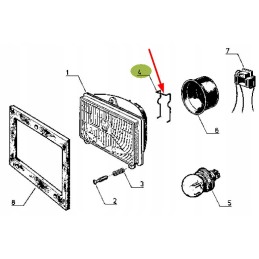 7701003802 vairavimo šviesos spyruoklė