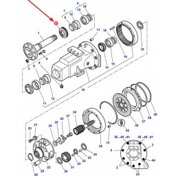 43502 metalinis ir guminis žiedas 102 x 151 x 8