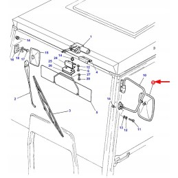 3806614m91 veidrodis