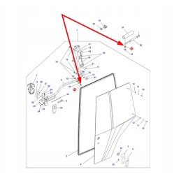 X504827000000 durų pavaros jungtis m8 x 1 25