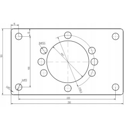 BMR 200 GR2 variklis, nipelio 1 2 22 vožtuvo tvirtinimas