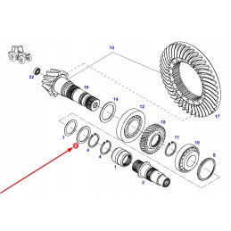 X534538846000 tarpiklis 45 x 55 mm