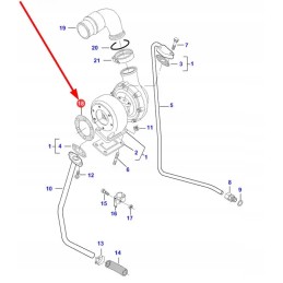 V836338985 turbokompresoriaus tarpiklis