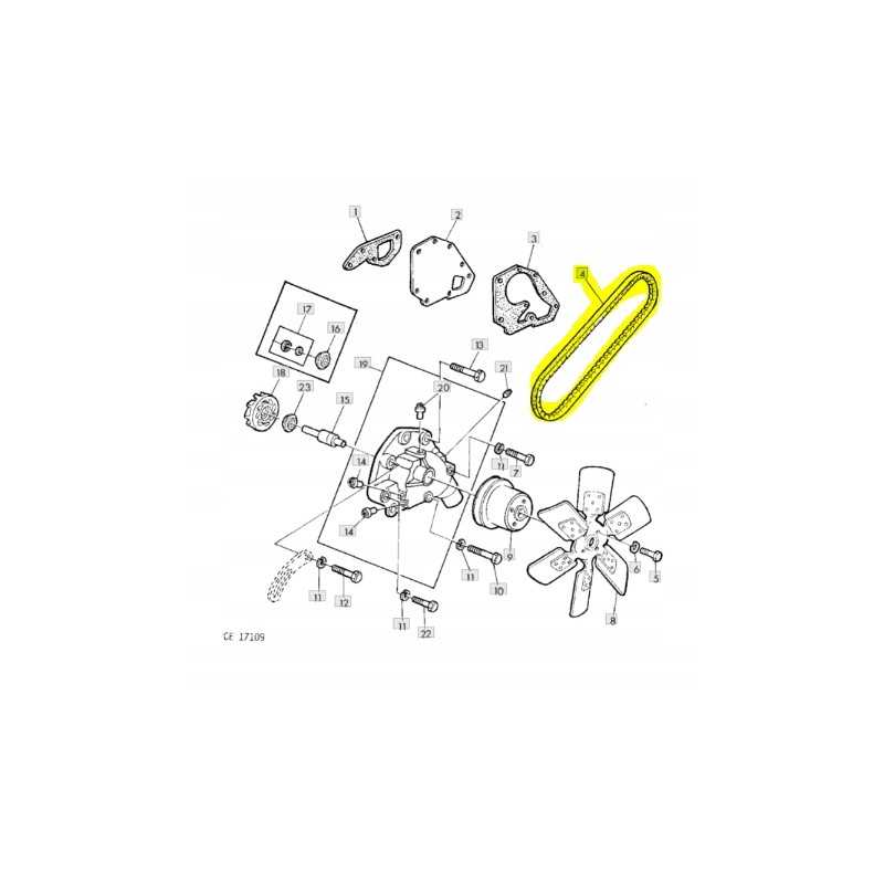 Generatoriaus trapecinis diržas john deere 1750 r73784