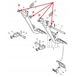 3385604m2 stabdžių pedalo rankovė