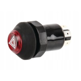 Apvalus avarinės šviesos mygtukas