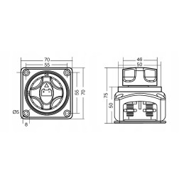 Hebel Steyr 82022881 krovinio maitinimo atjungimo jungiklis