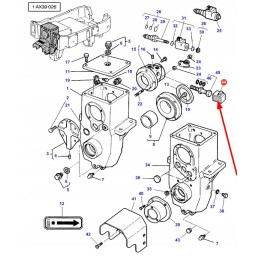 3619764m1 hidraulinio vožtuvo ritė
