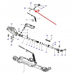 4310706m1 automatinio stabilizavimo tvirtinimo kabliukas