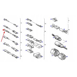 X825182025000 kontaktų jungtis