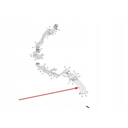 X334055002940 oro stabdžių trosas