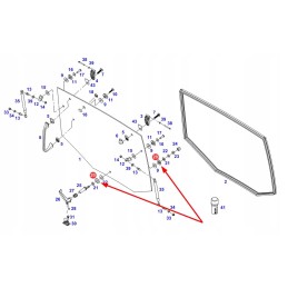 205812901011 plastikinė poveržlė rankenai