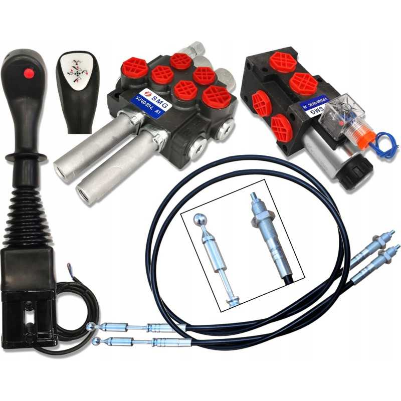 3 sekcijų rinkinys vairasvirtės kabelio skirstytuvui