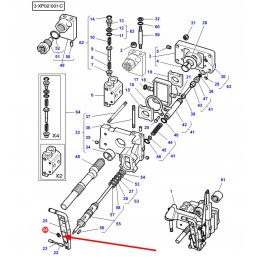 377493x1 hidraulinio siurblio poveržlė