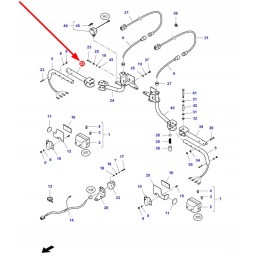 La322396850 dešinė kelio apšvietimo svirtis