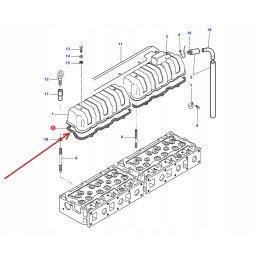 V836646360 vožtuvo dangtelio tarpinė