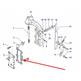 1868456m1 siurblio korpuso tarpiklis