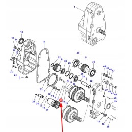 1441725x1 spyruoklinis žiedas 3 x 24 mm