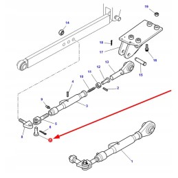3019228x1 šoninės svirties ištraukimo kaištis