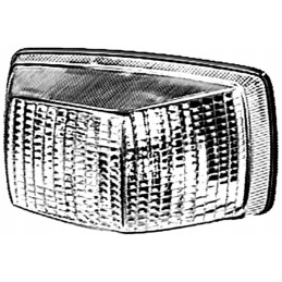 Oranžinis Mercedes indikatoriaus lempos stiklas