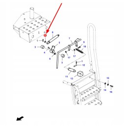 La355501115 įėjimo laiptų padėklas