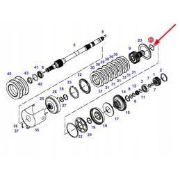 X548949815000 sandarinimo žiedas 67 x 2 5