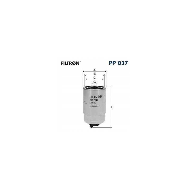 Filtron pp 837 kuro filtras