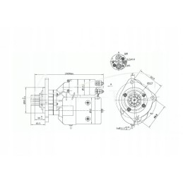 Starteris su magnetono dėklu mf 9142 reduktorius