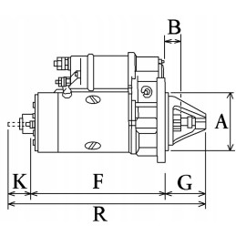 Massey Ferguson Buhrer Compair 110439 starteris
