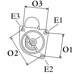 Massey Ferguson Buhrer Compair 110439 starteris