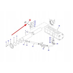 X548848016000 sandarinimo žiedas 16 x 3