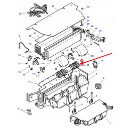 3902320m1 šildymo pūstuvo variklio juosta