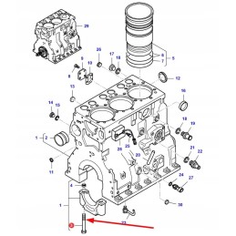 V835329030 varžtas su daliniu sriegiu m16 x 130