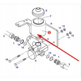 9320020204 Wabco skysčio bakas 0 5 l