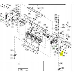Reguliavimo varžtas john deere 180 220d tcu28635