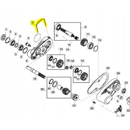 Spaustuvas John Deere 2550 2750 180 tcu24282