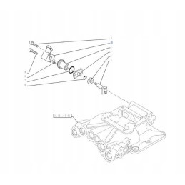Potenciometras new Holland korpusas 87605247 cnh