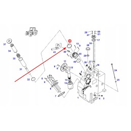 X820500051000 hidraulinio filtro sandariklis