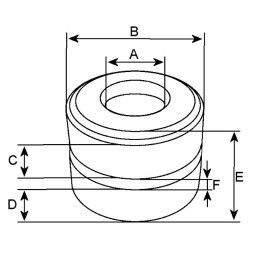 Komutatoriaus slydimo žiedai alternat a133 a115
