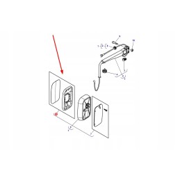 3905548m91 veidrodis