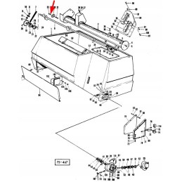390652x1 grūdų rezervuaro tvirtinimo poveržlė