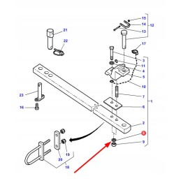 X520808401000 spyruoklinė poveržlė m22