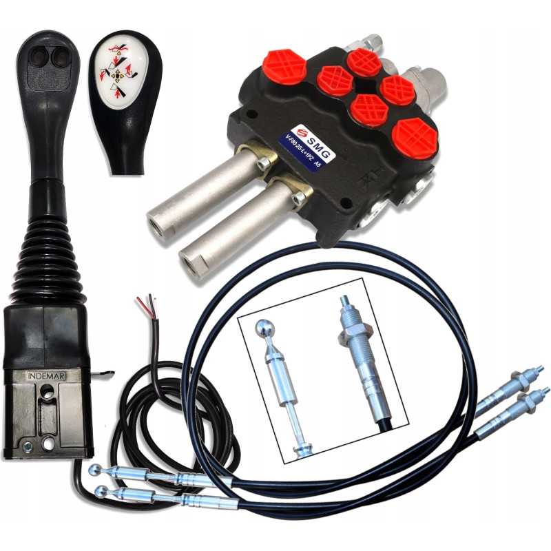 Posūkių komplektas, skirstytuvas 80l, 2 sek, joy cable plūdė